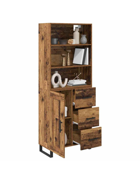 Credenza Legno vecchio 69,5 x 34 x 180 cm Legno multistrato