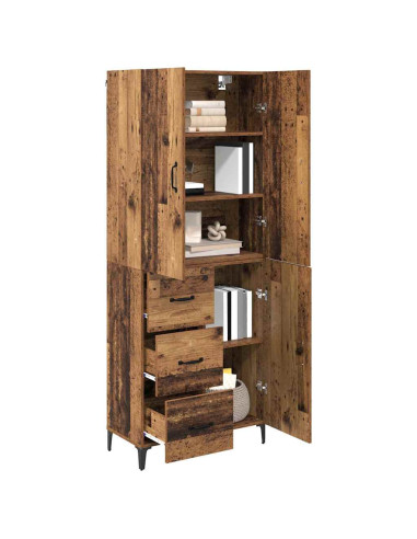 Credenza Legno vecchio 69,5 x 34 x 180 cm Legno multistrato