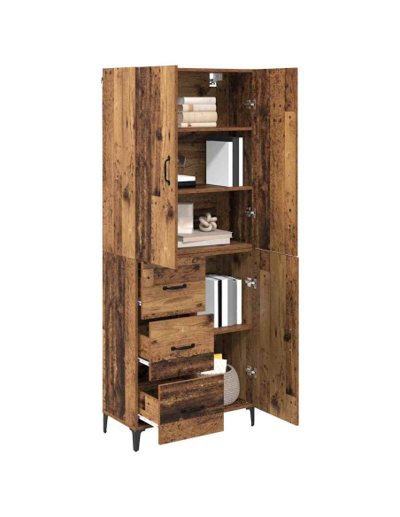 Credenza Legno vecchio 69,5 x 34 x 180 cm Legno multistrato