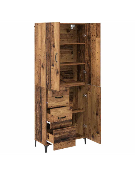 Credenza Legno vecchio 69,5 x 34 x 180 cm Legno multistrato