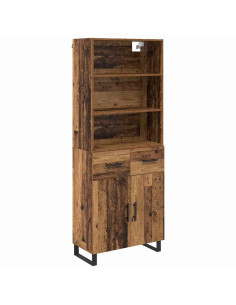 Credenza Legno vecchio 69,5 x 34 x 180 cm Legno multistrato 2