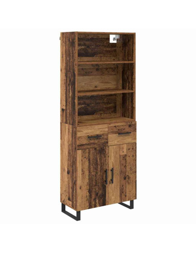 Credenza Legno vecchio 69,5 x 34 x 180 cm Legno multistrato