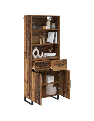 Credenza Legno vecchio 69,5 x 34 x 180 cm Legno multistrato