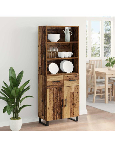 Credenza Legno vecchio 69,5 x 34 x 180 cm Legno multistrato