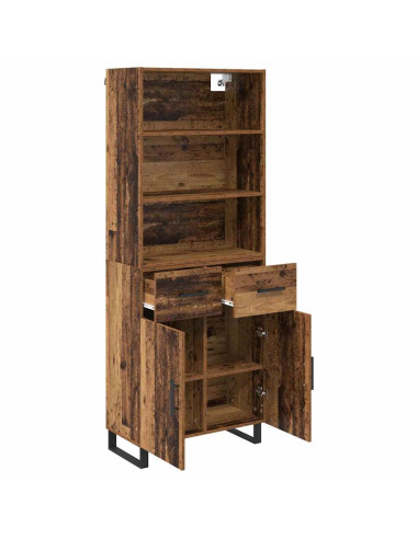 Credenza Legno vecchio 69,5 x 34 x 180 cm Legno multistrato