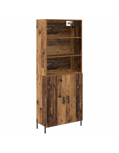 Credenza Legno vecchio 69,5 x 32,5 x 180 cm Legno multistrato