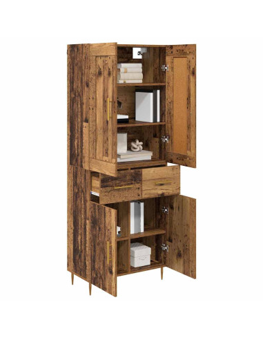 Credenza Legno vecchio 69,5 x 34 x 180 cm Legno multistrato