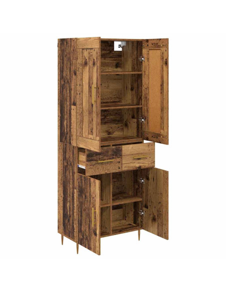 Credenza Legno vecchio 69,5 x 34 x 180 cm Legno multistrato