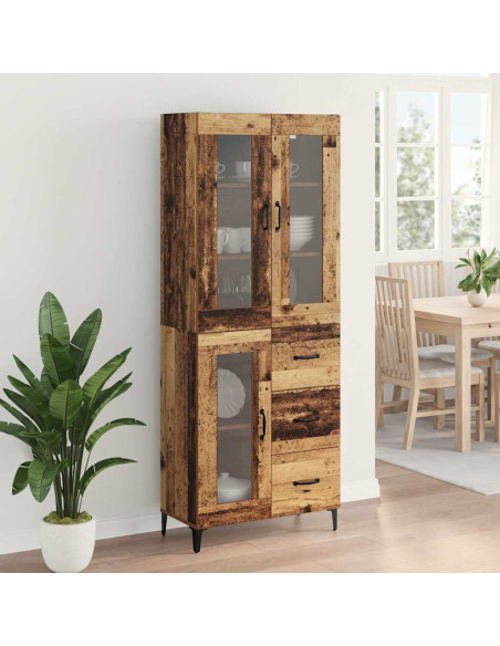 Credenza Legno vecchio 69,5 x 34 x 180 cm Legno multistrato