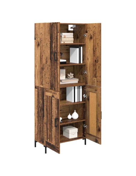 Credenza Legno vecchio 69,5 x 34 x 180 cm Legno multistrato
