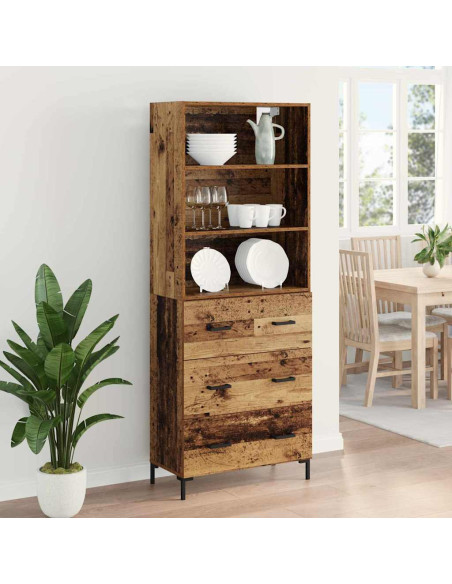 Credenza Legno vecchio 69,5 x 34 x 180 cm Legno multistrato