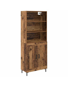 Credenza Legno vecchio 69,5 x 34 x 180 cm Legno multistrato 2