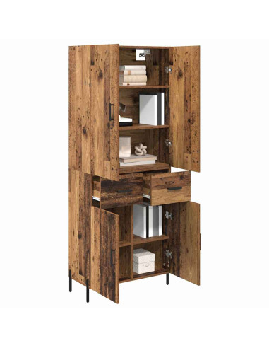Credenza Legno vecchio 69,5 x 34 x 180 cm Legno multistrato