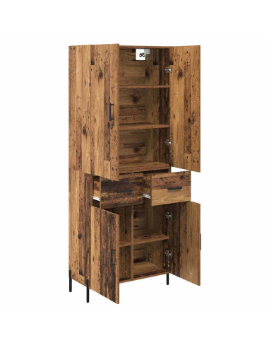 Credenza Legno vecchio 69,5 x 34 x 180 cm Legno multistrato