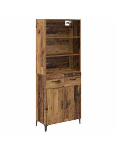 Credenza Legno vecchio 69,5 x 34 x 180 cm Legno multistrato 2