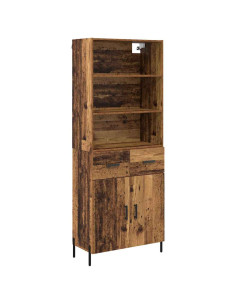 Credenza Legno vecchio 69,5 x 32,5 x 180 cm Legno multistrato 2