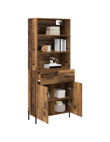 Credenza Legno vecchio 69,5 x 32,5 x 180 cm Legno multistrato