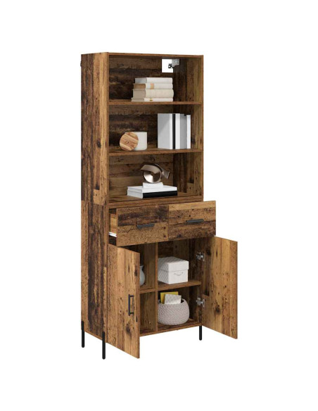 Credenza Legno vecchio 69,5 x 32,5 x 180 cm Legno multistrato