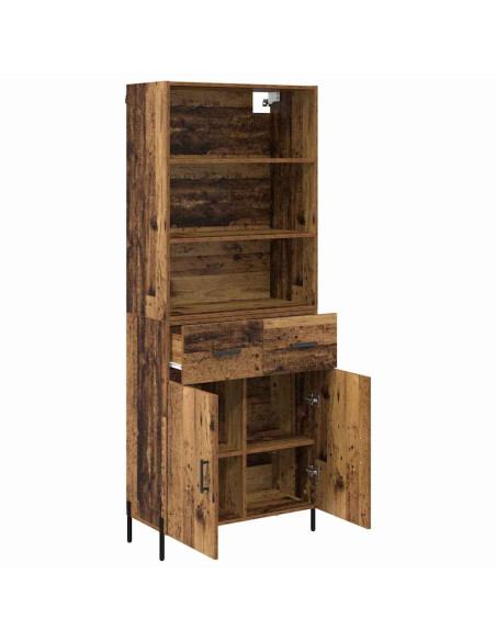 Credenza Legno vecchio 69,5 x 32,5 x 180 cm Legno multistrato