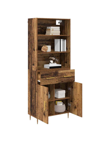 Credenza Legno vecchio 69,5 x 34 x 180 cm Legno multistrato