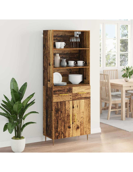 Credenza Legno vecchio 69,5 x 34 x 180 cm Legno multistrato