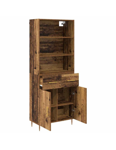 Credenza Legno vecchio 69,5 x 34 x 180 cm Legno multistrato