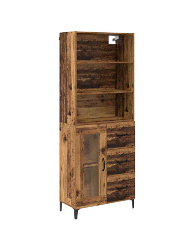 Credenza Legno vecchio 69,5 x 34 x 180 cm Legno multistrato