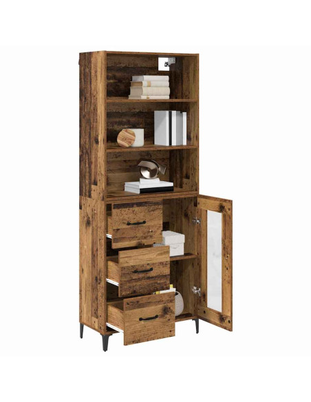 Credenza Legno vecchio 69,5 x 34 x 180 cm Legno multistrato