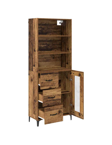 Credenza Legno vecchio 69,5 x 34 x 180 cm Legno multistrato