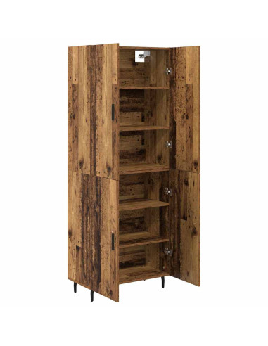 Credenza 2 pcs Legno vecchio Legno multistrato