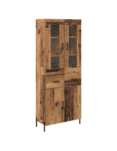 Credenza Legno vecchio 69,5 x 34 x 180 cm Legno multistrato 2