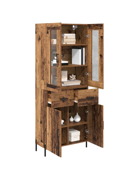 Credenza Legno vecchio 69,5 x 34 x 180 cm Legno multistrato