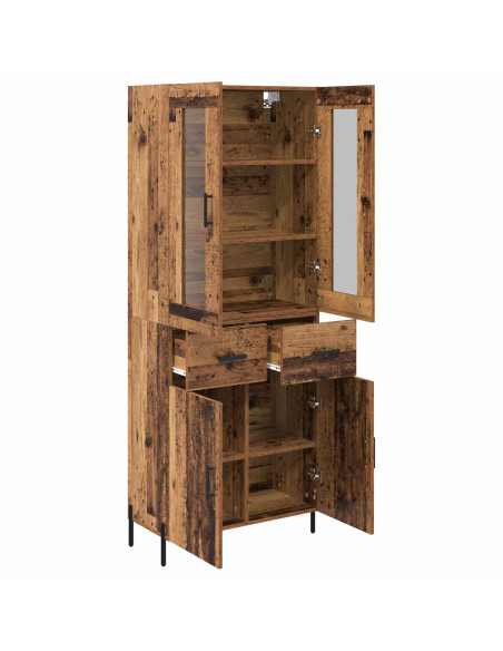 Credenza Legno vecchio 69,5 x 34 x 180 cm Legno multistrato