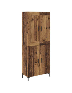 Credenza 2 pcs Legno vecchio Legno multistrato 2