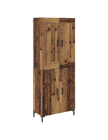 Credenza 2 pcs Legno vecchio Legno multistrato