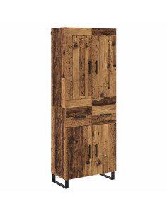 Credenza Legno vecchio 69,5 x 34 x 180 cm Legno multistrato 2