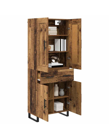 Credenza Legno vecchio 69,5 x 34 x 180 cm Legno multistrato