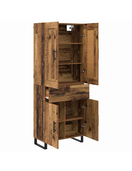 Credenza Legno vecchio 69,5 x 34 x 180 cm Legno multistrato