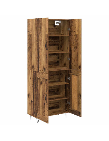 Credenza 2 pcs Legno vecchio Legno multistrato