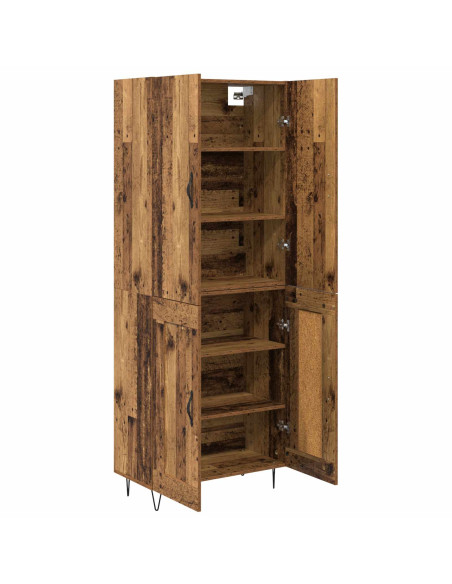 Credenza 2 pcs Legno vecchio Legno multistrato