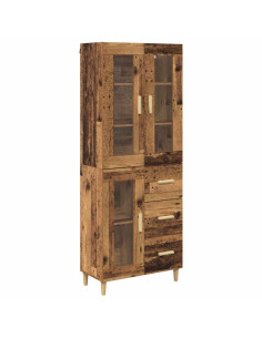 Credenza Legno vecchio 69,5 x 34 x 180 cm Legno multistrato 2