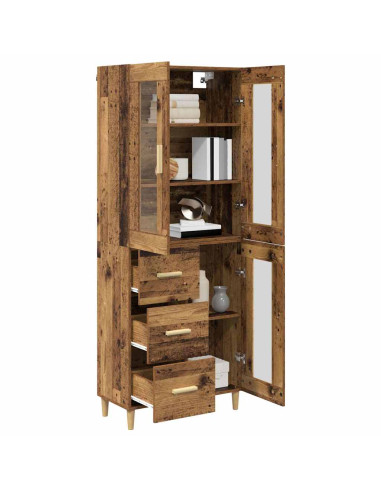 Credenza Legno vecchio 69,5 x 34 x 180 cm Legno multistrato