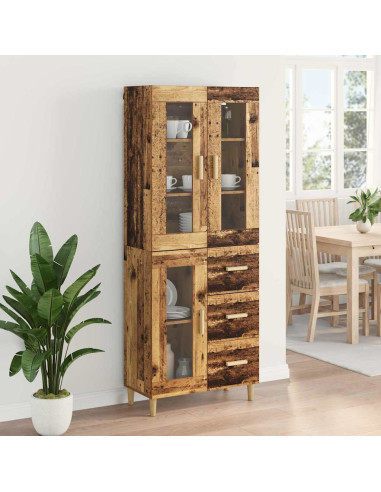 Credenza Legno vecchio 69,5 x 34 x 180 cm Legno multistrato