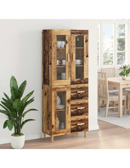 Credenza Legno vecchio 69,5 x 34 x 180 cm Legno multistrato
