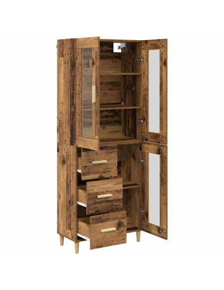 Credenza Legno vecchio 69,5 x 34 x 180 cm Legno multistrato