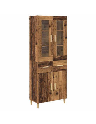 Credenza Legno vecchio 69,5 x 34 x 180 cm Legno multistrato