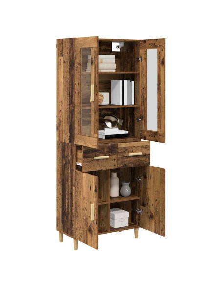 Credenza Legno vecchio 69,5 x 34 x 180 cm Legno multistrato