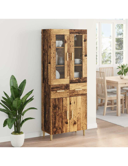 Credenza Legno vecchio 69,5 x 34 x 180 cm Legno multistrato