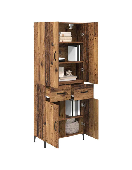 Credenza Legno vecchio 69,5 x 34 x 180 cm Legno multistrato