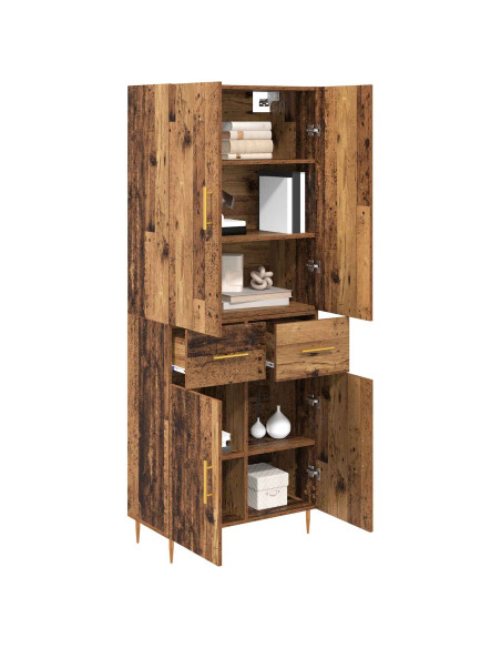 Credenza Legno vecchio 69,5 x 34 x 180 cm Legno multistrato